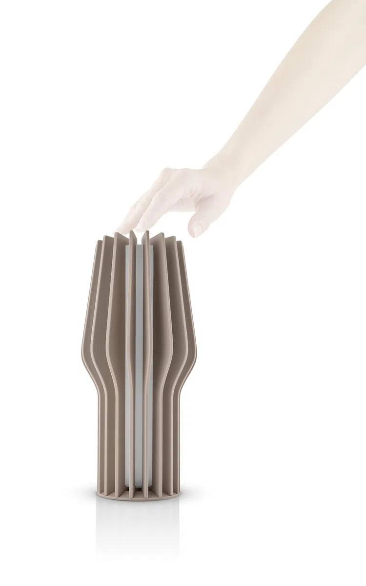 EVA SOLO Radiant - Lampade a LED da 25 cm, colore beige perlato