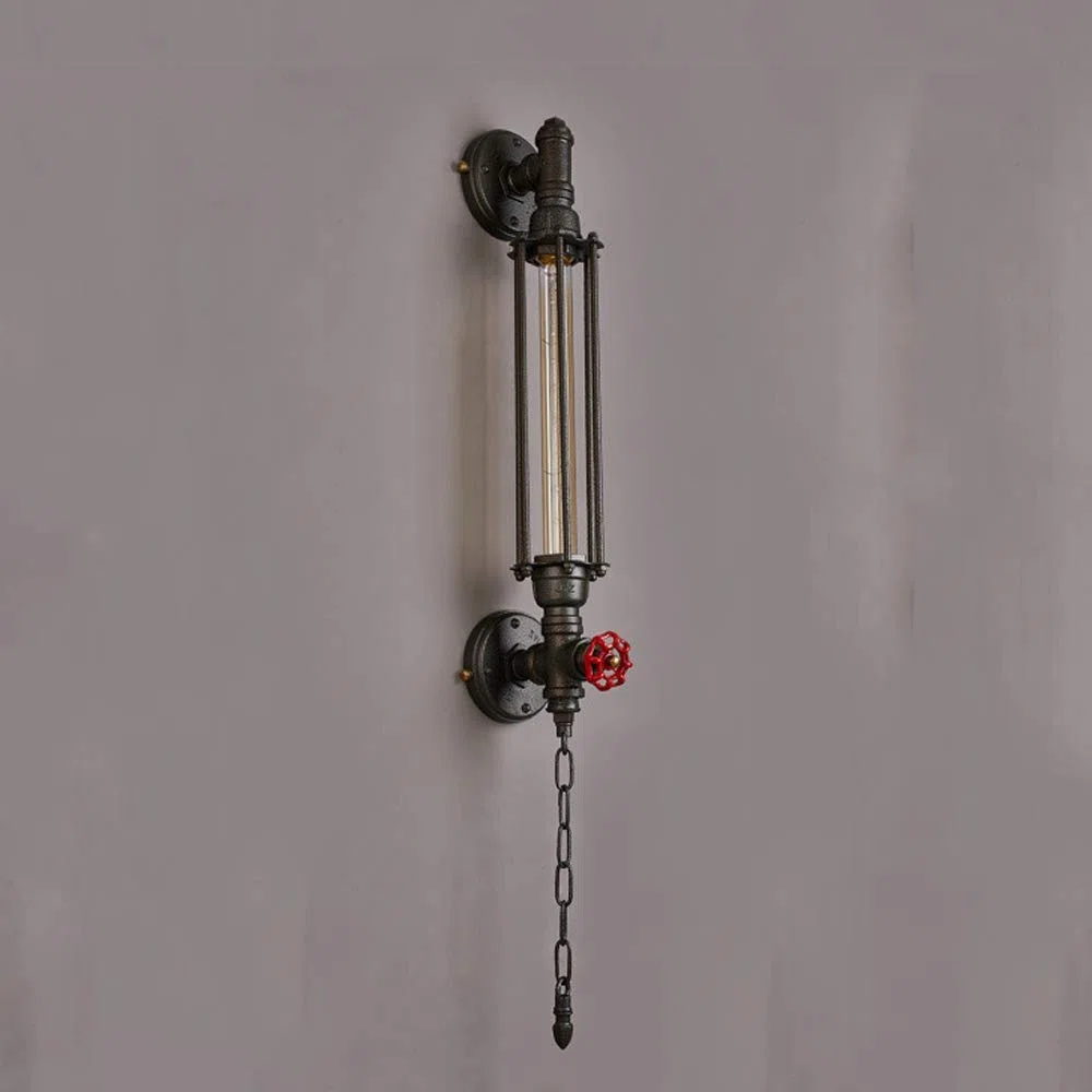 Lámpara, lámpara de pared de vidrio posmoderna, lámpara de pared de Arte de Hierro Creativo nórdico, lámpara de pared con Base G9 Simple, lámpara adecuada para dormitorio, mesita de Noche, Sala de es