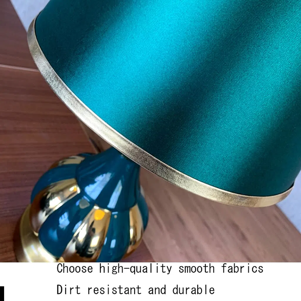 Lámpara de mesa Lampada da tavolo Lampada da comodino in ceramica Lampada da comodino moderna illuminazione da notte di lusso adatto for soggiorno e decorazione della camera da letto dormitorio y sala