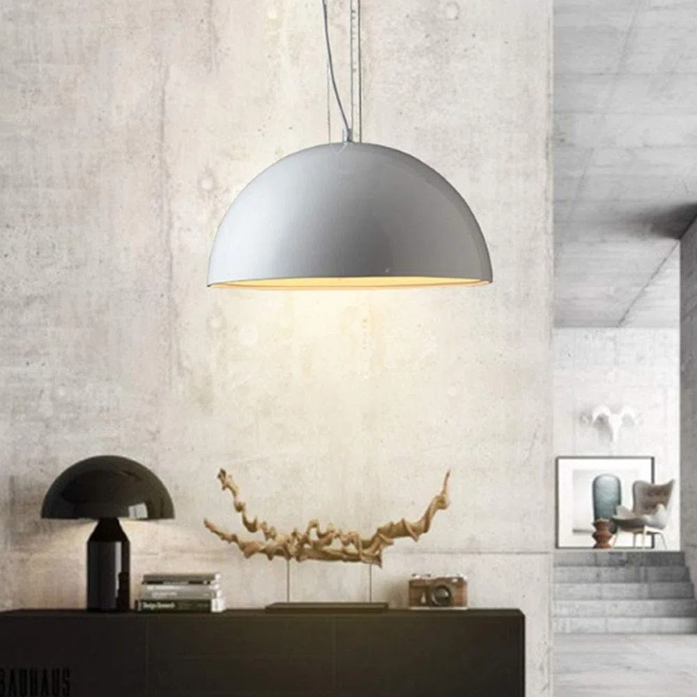 LLAN Lampada A Sospensione Moderna E27 Lampada A Sospensione Industriale In Resina E Metallo, Regolabile In Altezza, Motivo Sky-Garden Design Lampada Da Soffitto For Soggiorno Sala Da Pranzo Tavolino