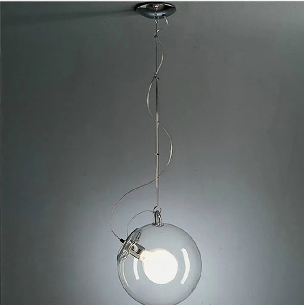 Lámparas de techo colgantes modernas Lámpara colgante de vidrio 1 Llama Lámpara de Mesa de comedor de altura Ajustable Cocina Sala de estar Dormitorio Mesilla de Noche Cafetería Loft Bar Restaurante