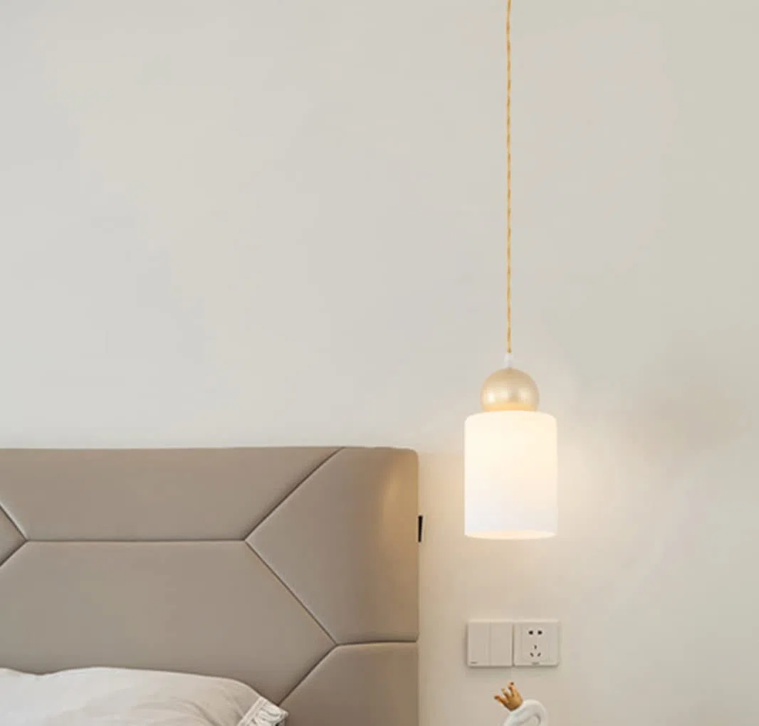 Lámparas de techo colgantes modernas, pequeñas, lámpara colgante para dormitorio, mesita de Noche, lámpara colgante, lámpara de araña Ajustable en altura para Sala de estar, comedor, escaleras A