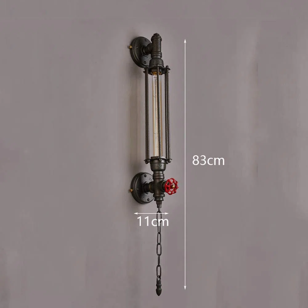 Lámpara, lámpara de pared de vidrio posmoderna, lámpara de pared de Arte de Hierro Creativo nórdico, lámpara de pared con Base G9 Simple, lámpara adecuada para dormitorio, mesita de Noche, Sala de es