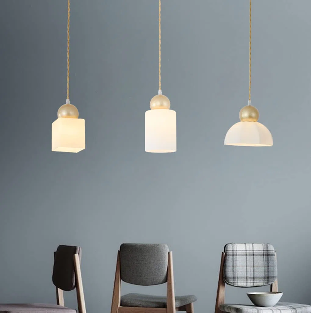 Lámparas de techo colgantes modernas, pequeñas, lámpara colgante para dormitorio, mesita de Noche, lámpara colgante, lámpara de araña Ajustable en altura para Sala de estar, comedor, escaleras A