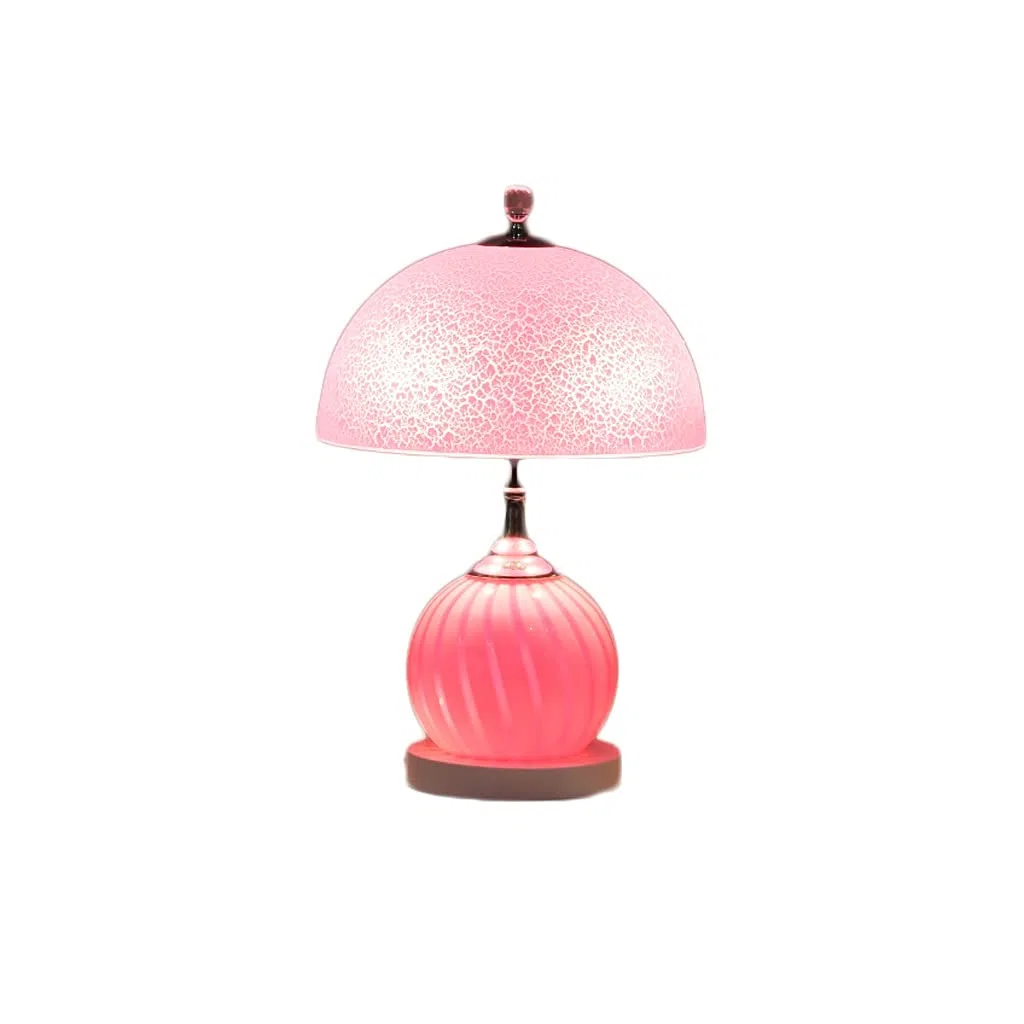 Lámpara de mesa Lampada da tavolo Creative Semplice Lampada da comodino in ferro moderno lampade da comodino in vetro adatto for soggiorno e arredamento camera da letto dormitorio y sala de estar