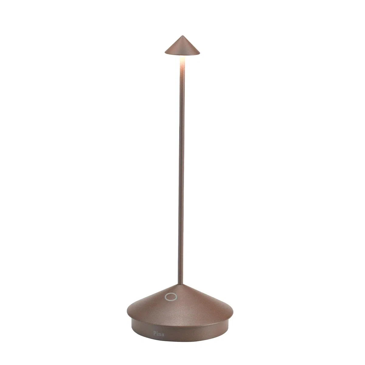 Zafferano Pina Pro - Lámpara de mesa óxido